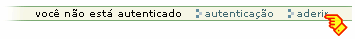 você não está autenticado ·autenticação ·aderir